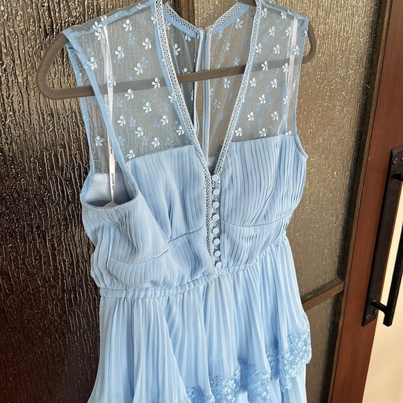 Elegant Blue Layered Dress size US 8. - Picture 13 of 15